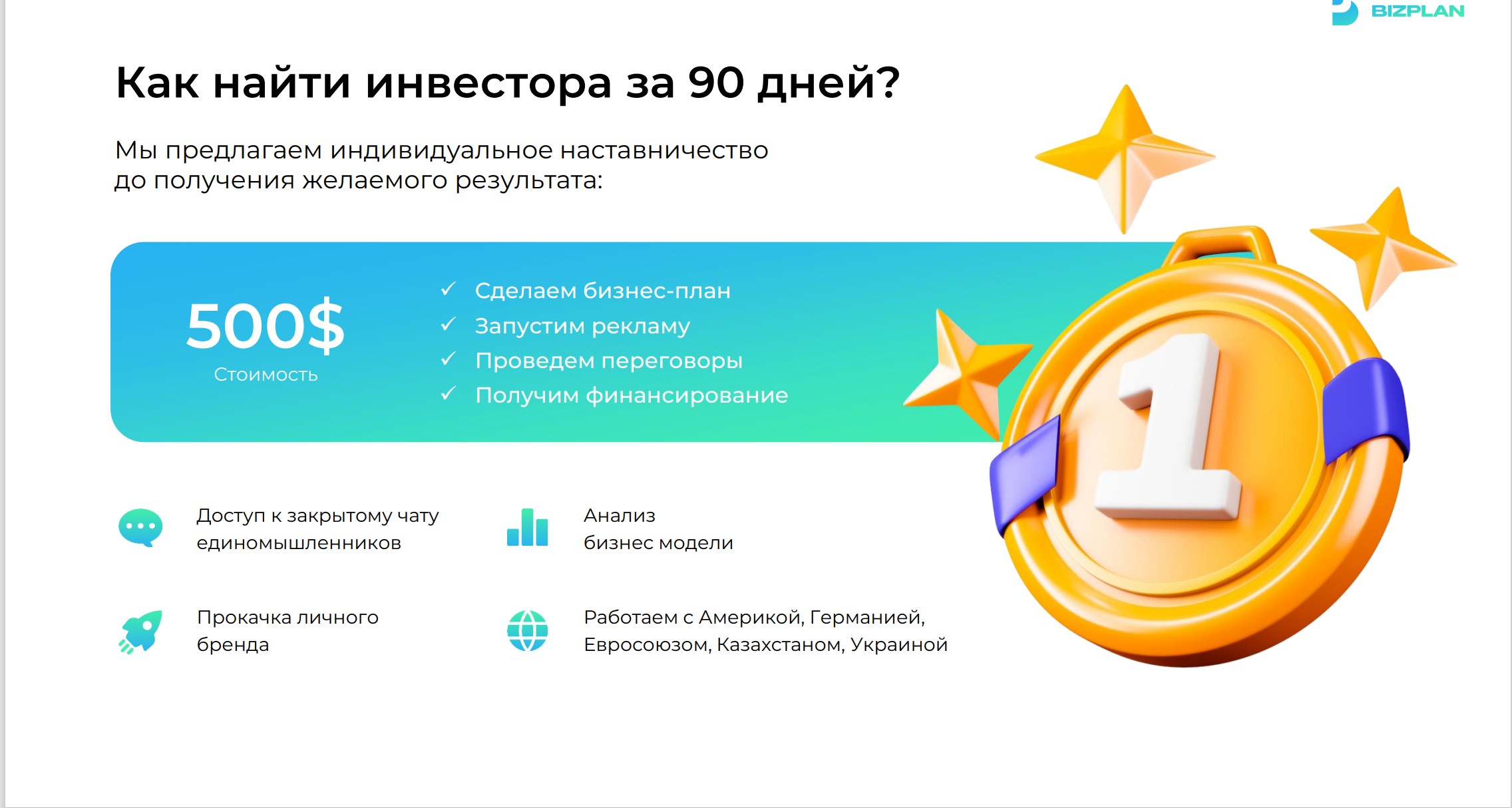 Консультація з пошуку інвестора від 200 грн Отримай чіткий план 