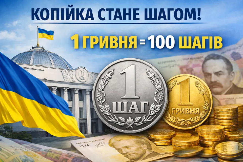 Рада підтримала перейменування копійки на шаг у першому читанні