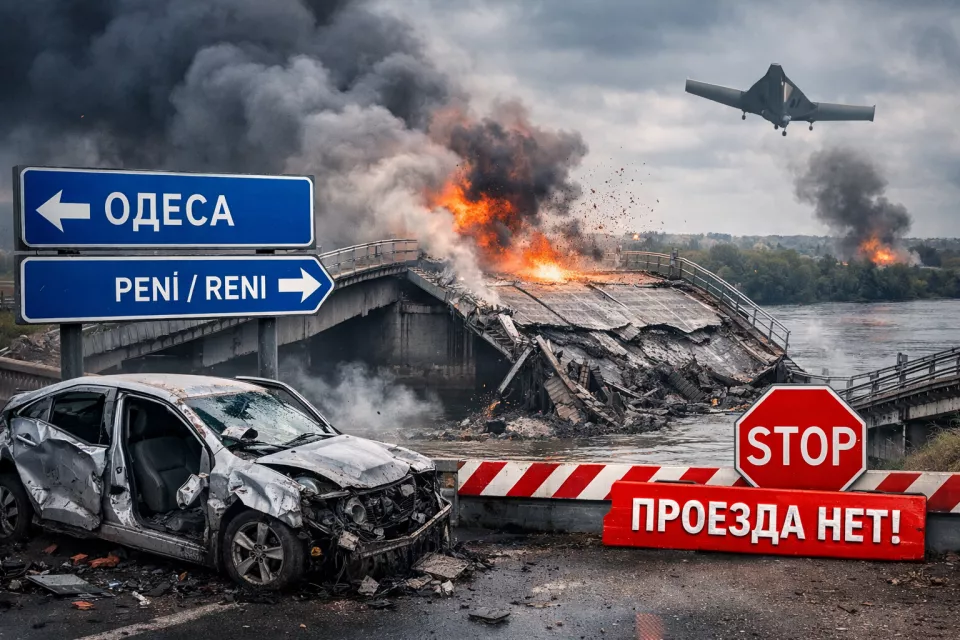 РФ намагається відрізати південь Одещини: удар по мосту на трасі Одеса — Рені, рух перекрито