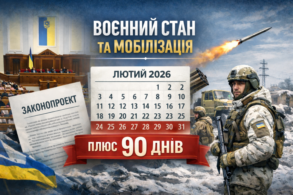 В Україні готуються продовжити воєнний стан і мобілізацію ще на 90 днів