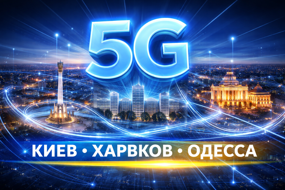 5G незабаром з’явиться у Києві, Харкові та Одесі