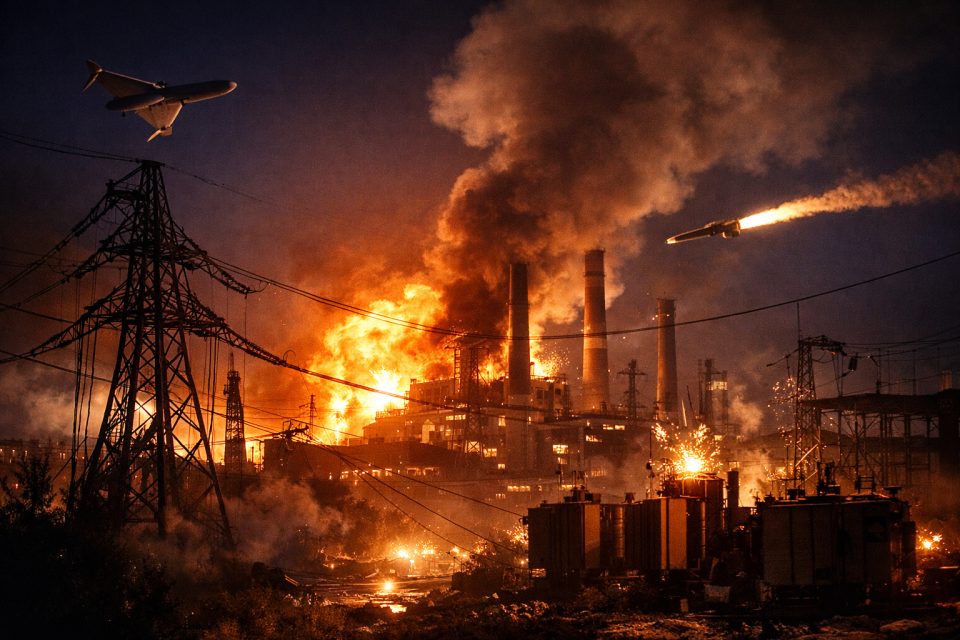 Масована атака РФ по енергосистемі України: введено аварійні відключення світла