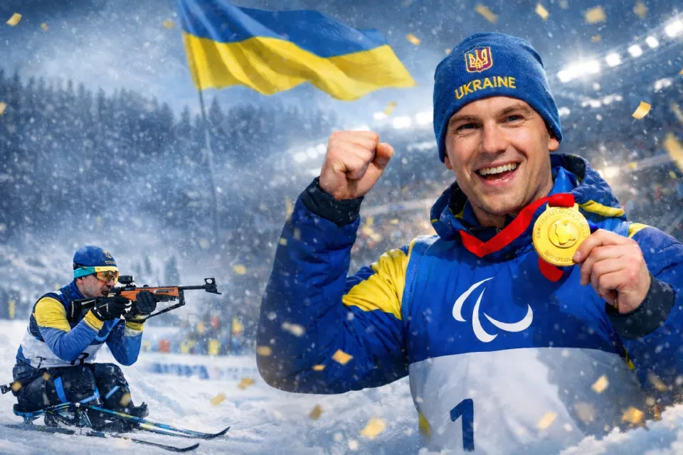 Український парабіатлоніст здобув золото на Паралімпіаді-2026