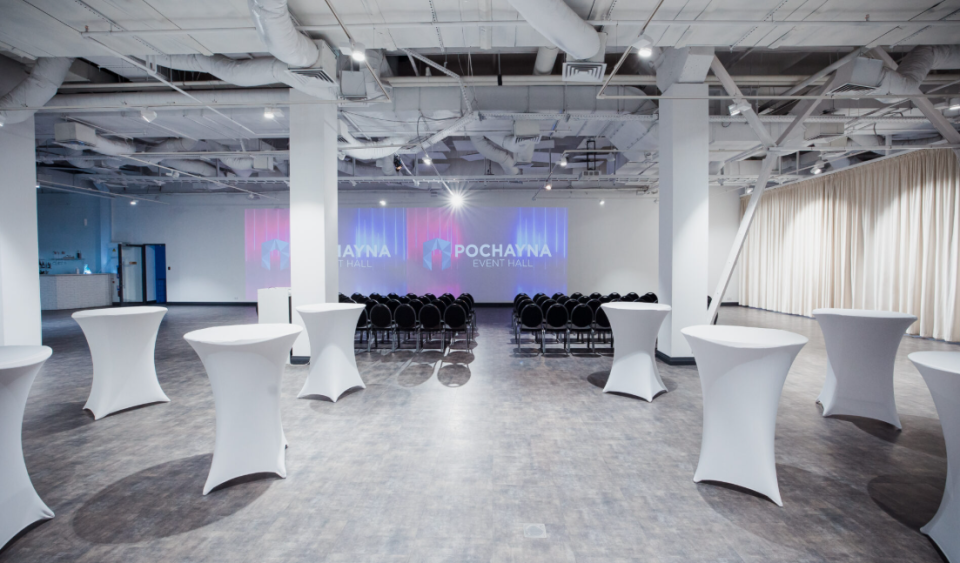 Pochayna Event Hall — івент-простір до 3000 гостей у Києві
