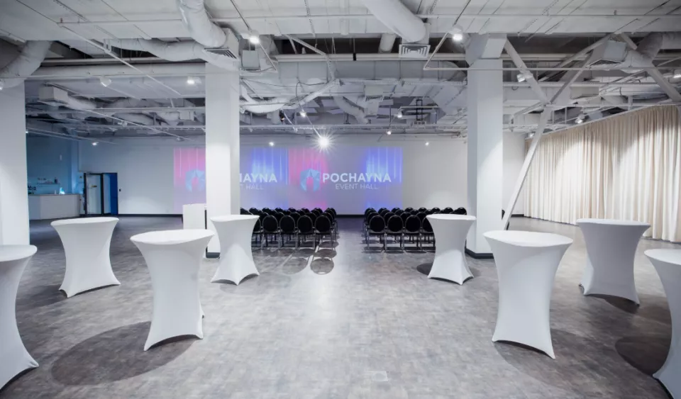 Pochayna Event Hall — івент-простір до 3000 гостей у Києві