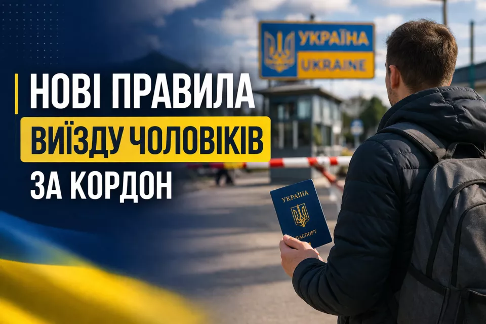 У квітні посилюють правила виїзду чоловіків за кордон: деталі нововведень