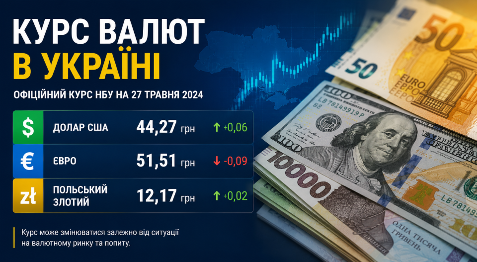 Курс валют в Україні: долар оновив максимум, євро трохи знизився
