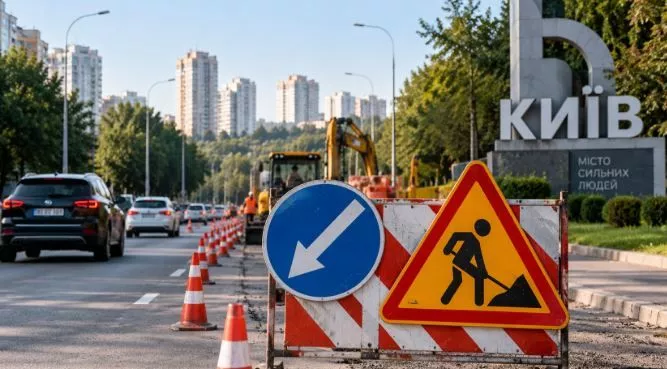 Новость В Киеве ограничили движение на важной улице: водителей предупредили о ремонте